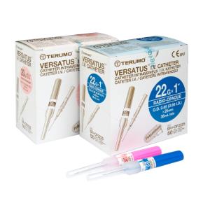 Aghi cannula senza alette Terumo Versatus 22Gx1 - 0,85x25 mm - blu