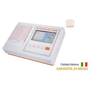 Cardioline ECG100L - 12 derivaciones y 3/6 canales con interpretación Glasgow