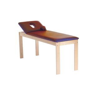 Table d’examen en bois Ponto avec dossier réglable - terre