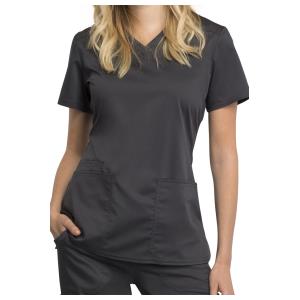 Cherokee Revolution Tech Túnica decote em V cinza - M