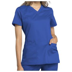 Tunique femme Cherokee Revolution Tech bleu royal avec encolure en V – L