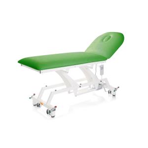 Lettino elettrico Lytus con ruote e piano da 68 cm - verde