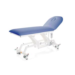 Lettino elettrico Lytus con ruote e piano da 68 cm - blu