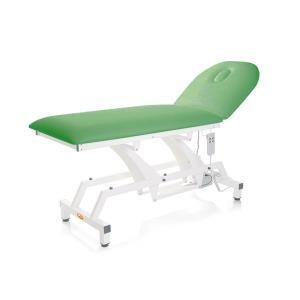 Lettino elettrico Lytus con piano da 68 cm senza ruote - verde