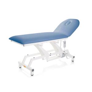 Lettino elettrico Lytus con piano da 68 cm senza ruote - blu