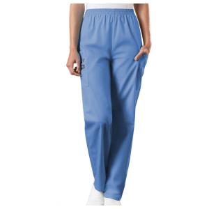 Pantaloni donna Cherokee WorkWear Originals stile cargo azzurri - XS
