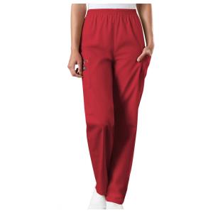 Pantaloni donna Cherokee WorkWear Originals stile cargo rossi - M