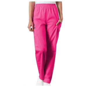 Pantaloni donna Cherokee WorkWear Originals stile cargo rosa - XS