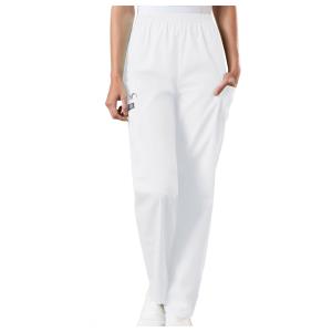 Pantaloni donna Cherokee WorkWear Originals stile cargo bianchi - M