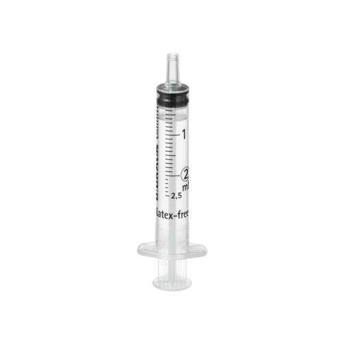 B.Braun Omnifix SOLO - Jeringas de 2 ml cono luer central