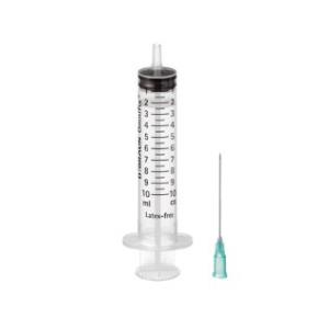 B.Braun Omnifix DUO siringa da 10 ml luer eccentrico con ago 21Gx40mm