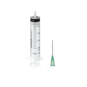 B.Braun Omnifix DUO siringa da 20 ml luer eccentrico con ago 21G×40mm