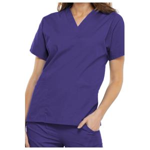 Casacca donna Cherokee WorkWear Originals scollo a V viola - L