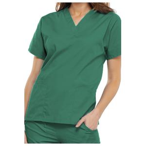 Tunique médicale femme Cherokee WorkWear Originals avec décolleté en V - vert M