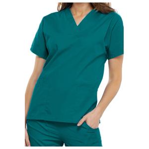 Tunique médicale femme Cherokee WorkWear Originals avec décolleté en V - vert d'eau M