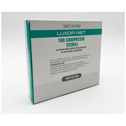 Luxor Net compresse garza sterili in TNT - 10 x 10 cm
