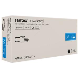 SANTEX latex powdered gloves - M