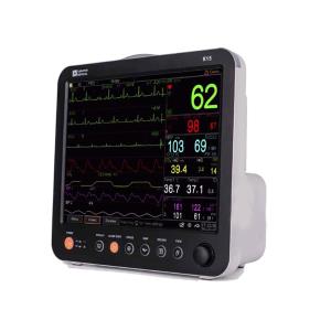 Monitor multiparamétrico GIMA K15 con pantalla táctil - ECG, RESP, TEMP, PANI, SpO2, PAI, EtCO2 opcional