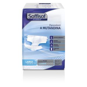 SoffiSof PLUS 6 gocce Pannolone Mutandina unisex Taglia L