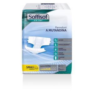 SoffiSof Air Dry EXTRA Pannolone Mutandina Traspirante 7 gocce Taglia S