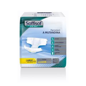 SoffiSof Air Dry EXTRA Pannolone Mutandina Traspirante 7 gocce Taglia L