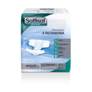 SoffiSof Air Dry MAXI PLUS Pannolone Mutandina Traspirante 10 gocce