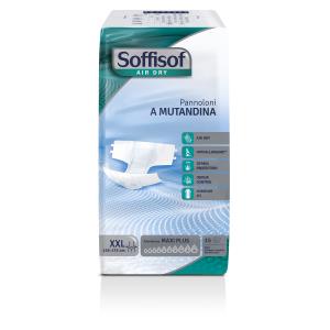 SoffiSof Air Dry MAXI PLUS Pannolone Mutandina Traspirante 10 gocce Taglia XXL
