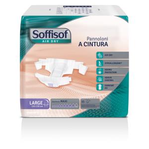 Soffisof Air Dry MAXI Pannolone a Cintura Traspirante 9 gocce Taglia L
