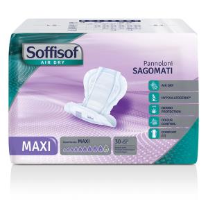 SoffiSof Air Dry MAXI Pannolone Sagomato Traspirante 9 gocce