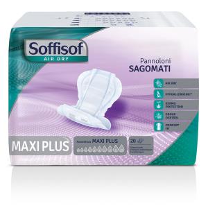 SoffiSof Air Dry MAXI PLUS Pannolone Sagomato Traspirante 10 gocce