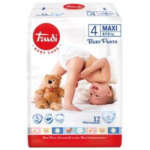 Trudi Baby Care Pannolini Baby Pants - Taglia 4 Maxi 8/15 kg